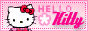 Site button that reads 'Hello Kitty' and has a picture of Hello Kitty and a spinning flower